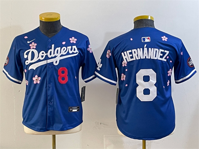 Women's Los Angeles Dodgers #8 Enrique Hernández Royal 2025 Tokyo Series Limited Stitched Baseball Jersey(Run Small) Women's Los Angeles Dodgers #8 Enrique Hernández Royal 2025 Tokyo Series Limited Stitched Baseball Jersey(Run Small)